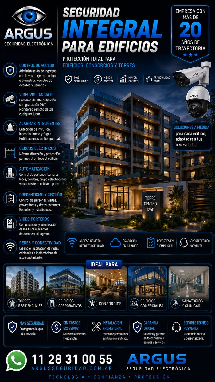 Flyer seguridad integral ARGUS